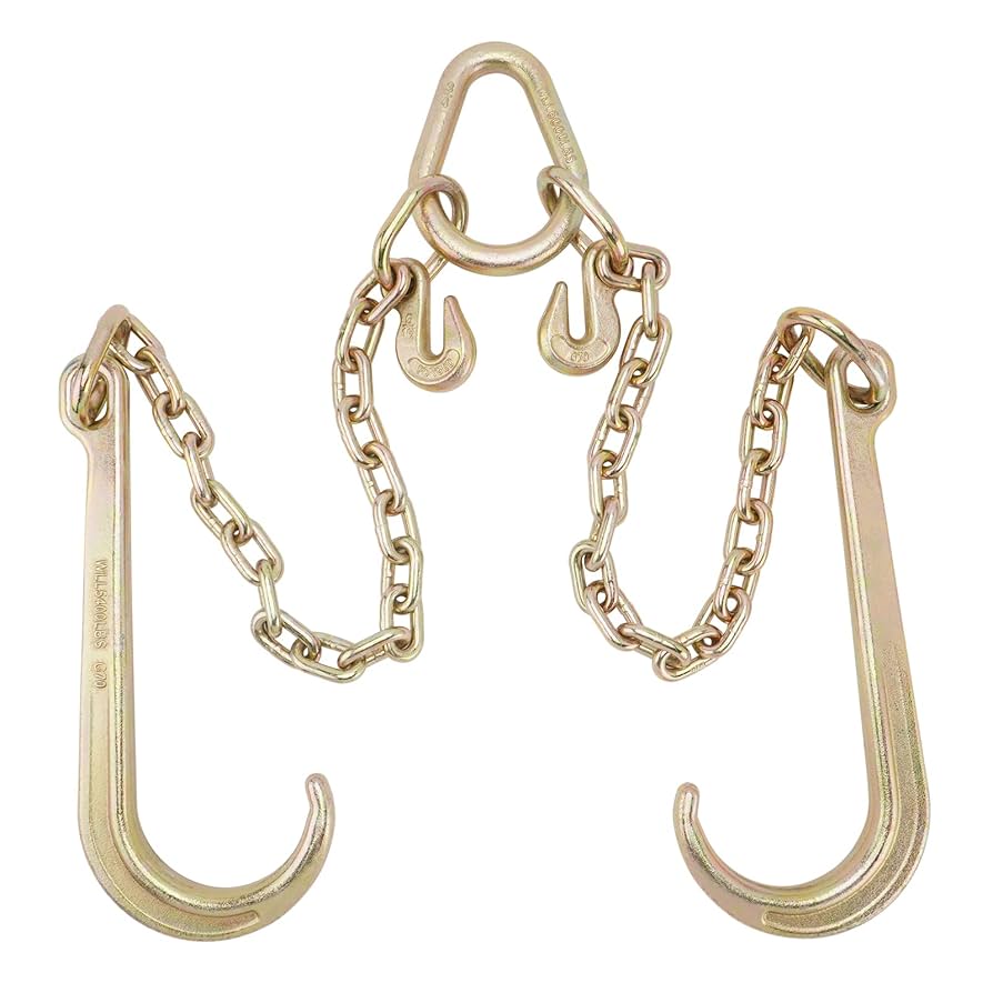 ★tmsjh70 Amazon.com: SPARKWHIZ G70 J Hook Tow Chain V Bridle with 15